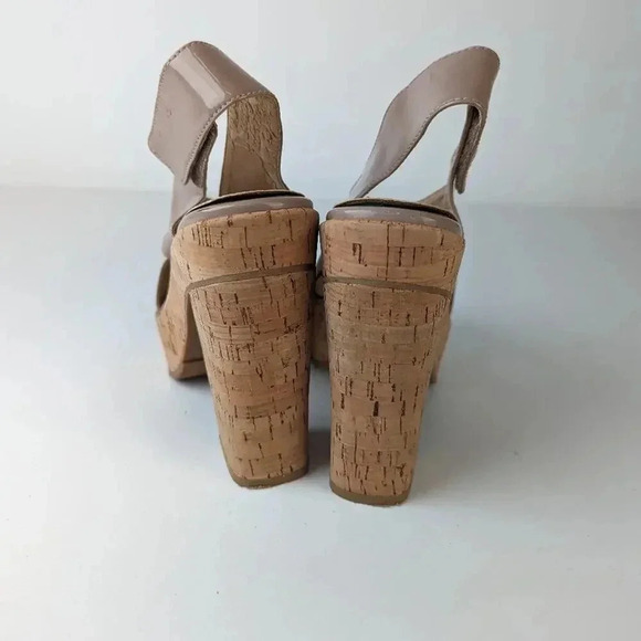 Calvin Klein Platform Cork Heels -7.5/8 - Picture 3 of 8